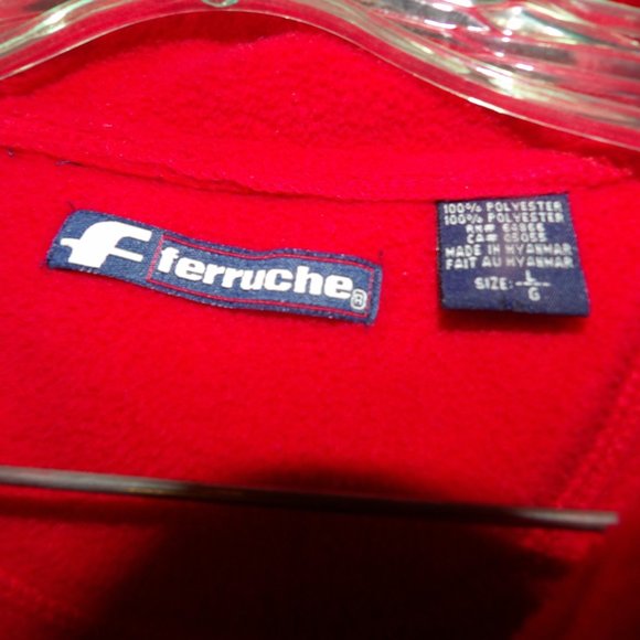 Ferruche Fleece Zippered Vest Sz L - Picture 4 of 6